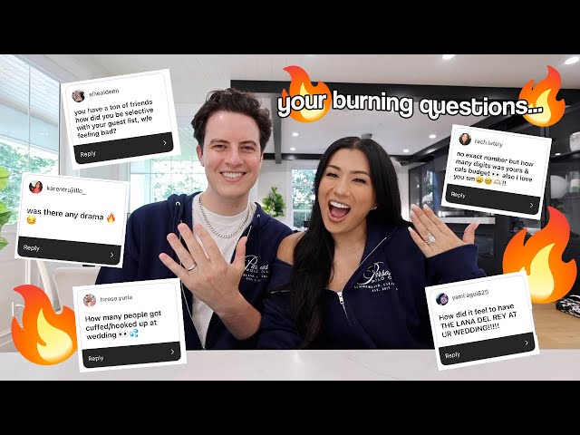 YOUR BURNING WEDDING QUESTIONS!! Budget, Hook Ups & Regrets!