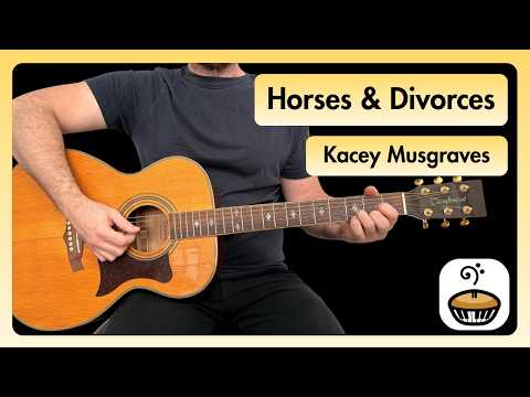 Horses And Divorces Kacey Musgraves Guitar Lesson | Strumming + Chords