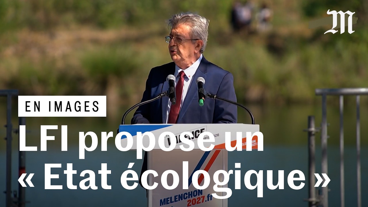 Université d'été de LFI : Jean-Luc Mélenchon présente son programme pour un « Etat écologique »