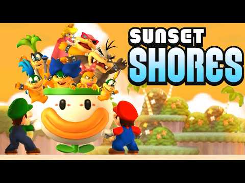 Super Mario Bros. Next - Sunset Shores Full Game (100% 4K)