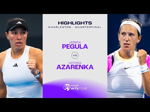 Jessica Pegula vs. Victoria Azarenka | 2024 Charleston Quarterfinal | WTA Match Highlights