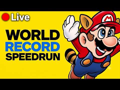Super Mario Bros. 3 100% WORLD RECORD SPEEDRUNS AND FF7