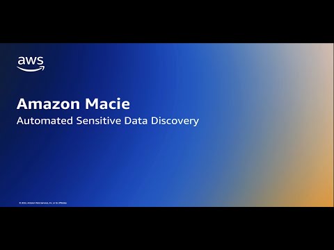 Amazon Macie Automated Data Discovery Overview | Amazon Web Services