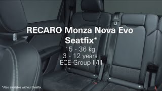 Video Tutorial Recaro Monza Nova Evo Seatfix
