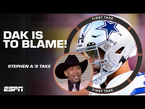 Dak Prescott is primarily responsible for losing that game - Stephen A. | First Take