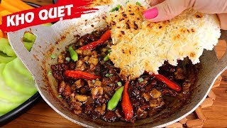 Cách làm KHO QUẸT Cơm Cháy Mỏng Giòn ngon hết sẩy - Món Ăn Ngon
