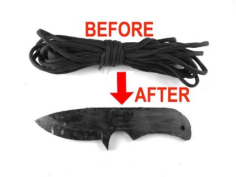 Turning Paracord into a Useful Knife