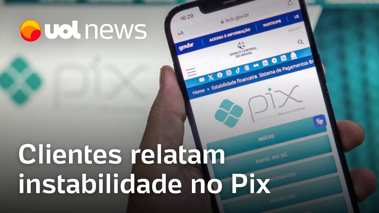 Clientes relatam instabilidade no Pix em diferentes bancos