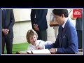 Justin Trudeau's Youngest Son steals Show At Raj Ghat