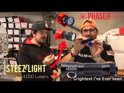 STEEZE Lights & Complete Bracket Systems - most powerful potable torch -Andrew Penman -Vlog No.159