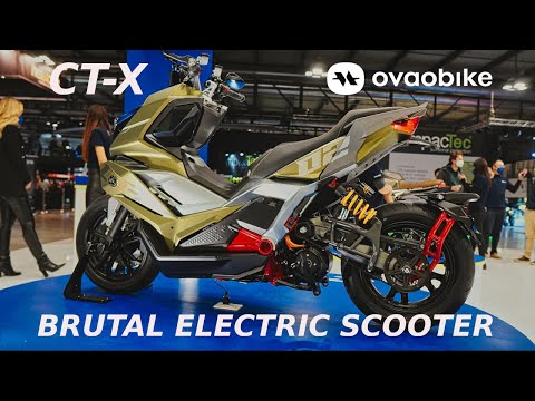 Sneak Peak interview about BRUTAL CT-X Electric Motorcycle on EICMA 2021. / Built by ovaobike