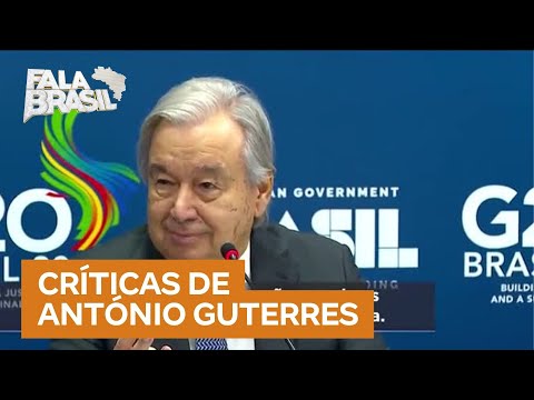 Secretário-Geral da ONU critica falta de representatividade no Conselho de Segurança da entidade