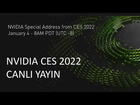 CANLI YAYIN / NVIDIA CES 2022