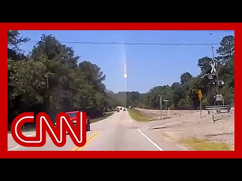 Fireball flies across the sky and causes sonic boom
