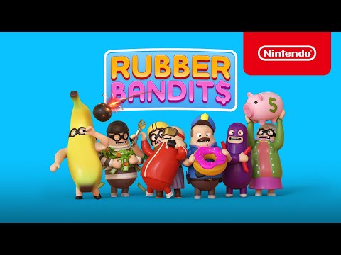 Rubber Bandits - Launch Trailer - Nintendo Switch