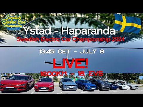 Ystad - Haparanda - SECC2024 Part #2 *1600km through Sweden with 16 EVs!*