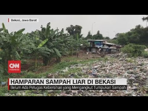 Hamparan Sampah Liar di Bekasi