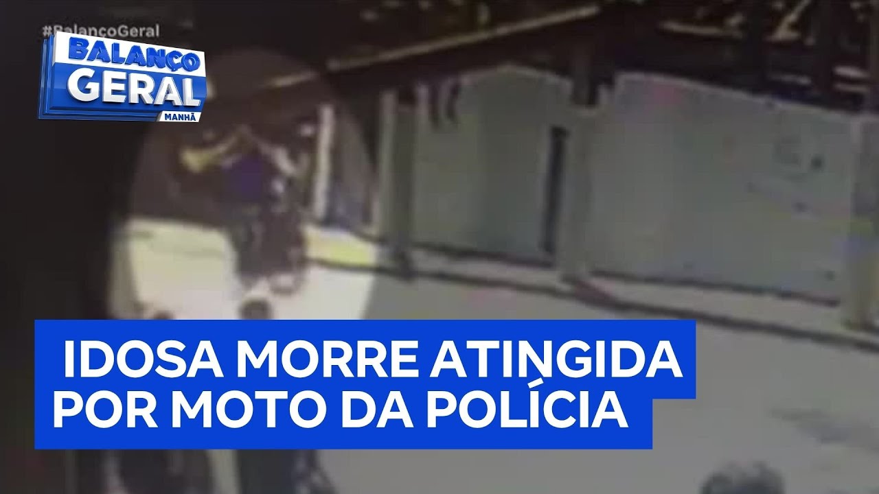 Idosa tenta atravessar fora da faixa e morre atingida por moto da polícia em São Paulo  TV Online Idosa tenta atravessar fora da faixa e morre atingida por moto da polícia em São Paulo