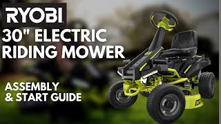 Video: 30" Electric Riding Mower 50 AH