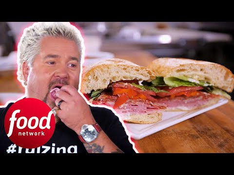 "That's The Definition Of An Italian Deli Sandwich!" | Diners, Drive-Ins & Dives