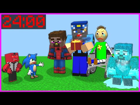 ARDA'NIN BEBEKLERİ 24 SAAT BOYUNCA ŞAKA YAPTI! 😂 - Minecraft