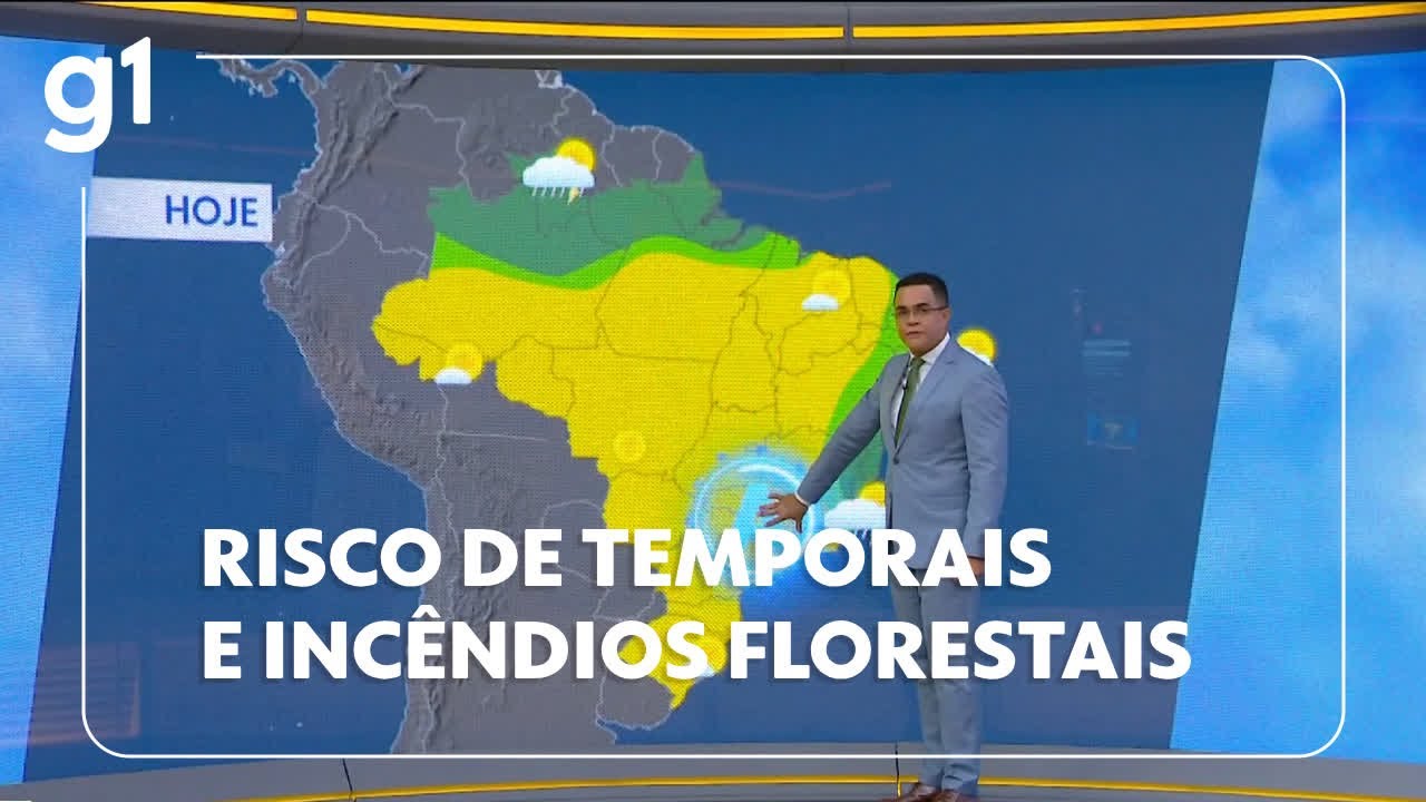 Previsão do tempo para o fim de semana em todo o Brasil