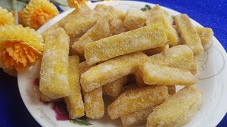Làm mứt khoai lang dẻo rất dễ và đơn giản sum vầy đón Tết|How to make sweet potato jam