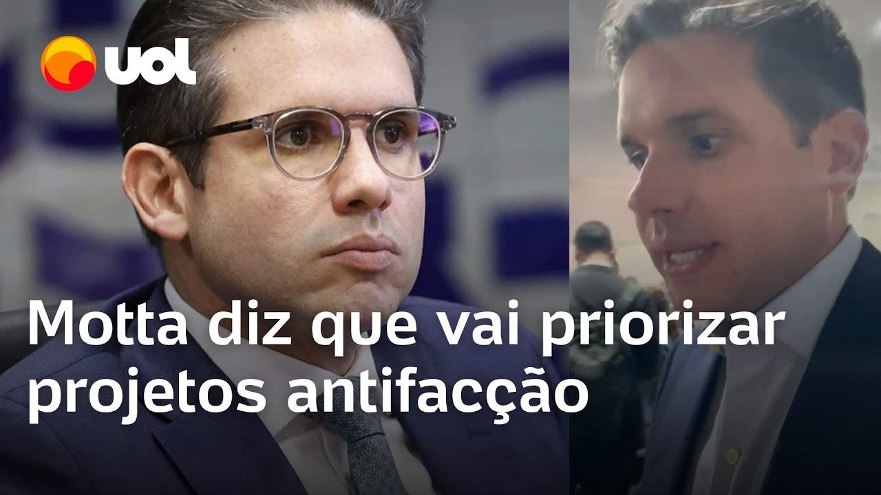 Motta diz que priorizará projetos antifacção Responder com firmeza o combate ao crime organizado TV Online Motta diz que priorizará projetos antifacção Responder com firmeza o combate ao crime organizado