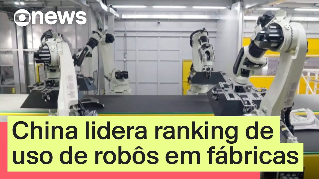 China tem mais robôs do que todos os outros países juntos