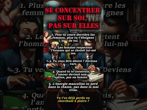 Se concentrer sur soi, pas sur elles