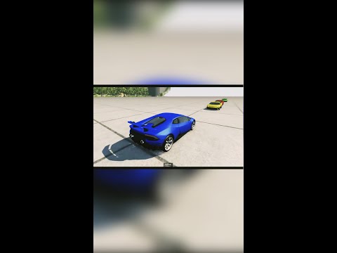 Lamborghini huracan crashes BeamNG.drive #2
