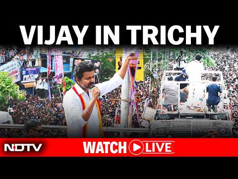 TVK Vijay Rally LIVE | Vijay Speech LIVE | Vijay IN Trichy | TVK Vijay LIVE | Vijay Roadshow LIVE