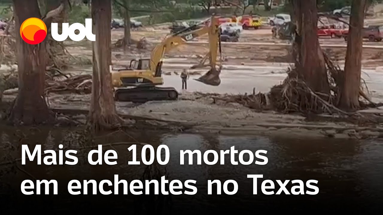 Enchentes no Texas deixam mais de 100 mortos nos EUA; buscas por sobreviventes continuam