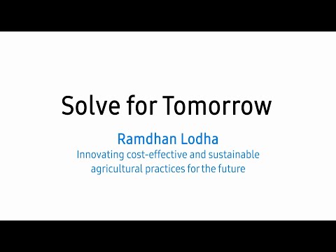 Ramdhan Lodha’s Solar-Powered Agri-Machine | Solve for Tomorrow 2024 | Samsung