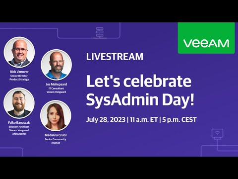 Veeam Celebrates SysAdmin Day!
