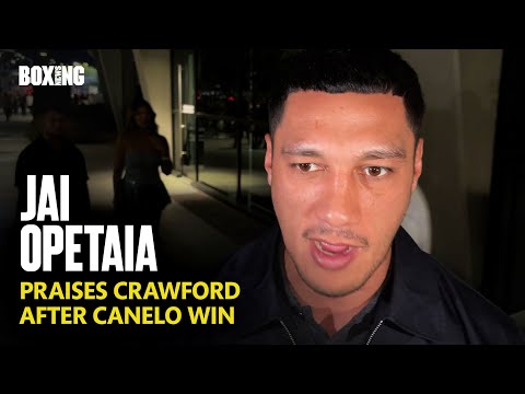 Jai Opetaia Praises Crawford After Stunning Canelo Win