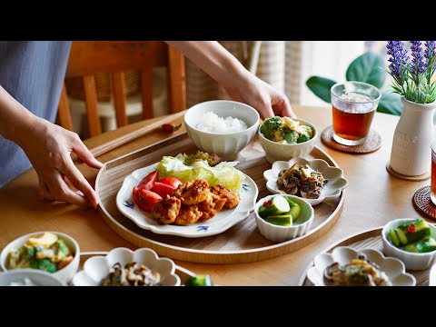 【健康】夏に負けない体をつくる🔥平日５日間の晩ごはんレシピ【管理栄養士のヘルシー献立】