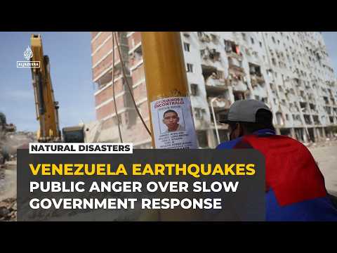 Venezuelans dig through earthquake rubble as anger grows over slow govt response