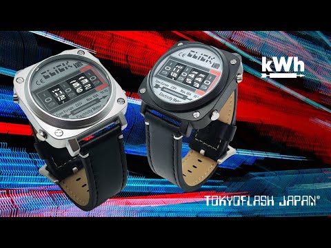 kWh Revolving Watch | Tokyoflash Japan