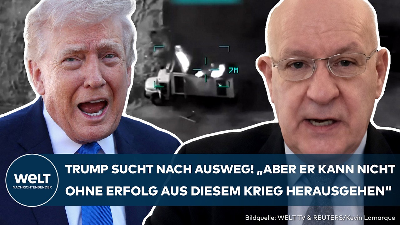 KRIEG GEGEN IRAN: Rätselhaft! Ex-General analysiert! Was Trumps Zickzack-Kurs für Nahost bedeutet