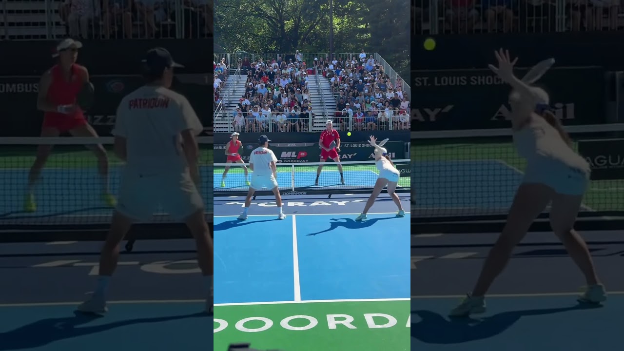 We live for points like this 👏.......🎥: @MajorLeaguePickleball #shorts #franklinpickleball