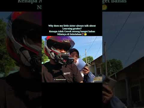 Why is my little sister so happy to discuss her learning grades?🤔 Kenapa Adek Cewek suka bahas nilai