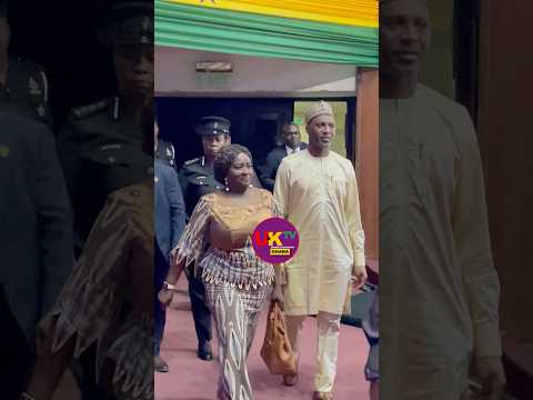 Arrival of Vice Pres. Jane Naana Opoku at the Swearing of Oath of African Diaspora Community