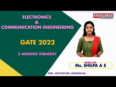 GATE 2022  | ELECTRONICS ENGINEERING – SUCCESS STRATEGY |COMPETITIVE EXAM – EXCELLENCE ACADEMY