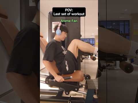 Last set of workout for Anime Fans