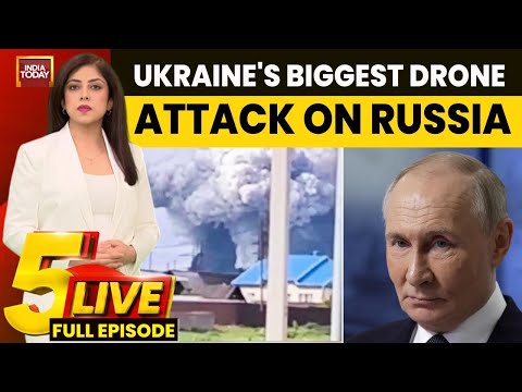 5Live: Ukraine's 'Operation Spider Web' Destroys Russian Strategic Bombers In Audacious Drone Strike