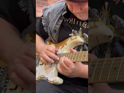 Having some fun test-driving these new #JBEPickups on a @charvelusa white relic #guitar #metal