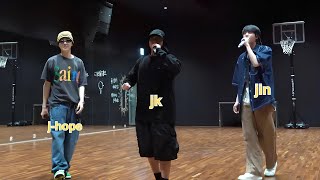 🔴FULL VIDEO! Jungkook Jin and Jhope Do Dance Practice For Tomorrow's Concert in Dallas