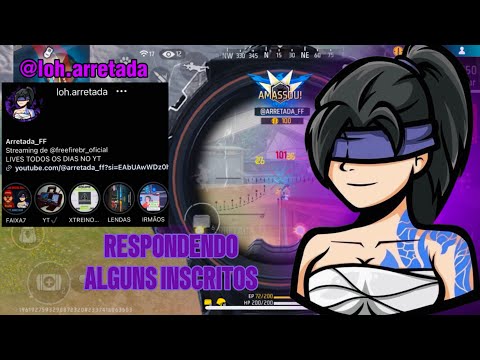 JOGANDO SOLO👩🏻💻🦹🏽RESPONDENDO ALGUMAS PERGUNTAS DOS INSCRITOS #freefire #sensi #arretadaff