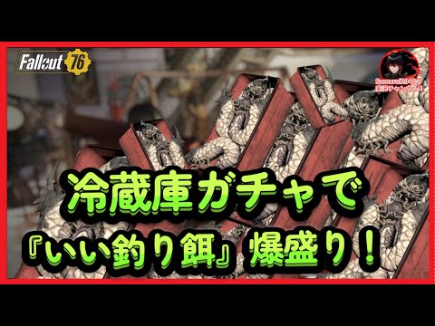 冷蔵庫ガチャで『いい釣り餌』爆盛り！知らないと損する効率ルート公開【Fallout76攻略　フォールアウト76　Samurai2948】
